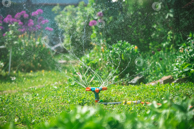 Скачать Ландшафтная автоматическая система полива сада с различными вращающимися разбрызгивателями фотосток Ozero