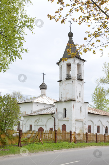 Скачать Великий Новгород, Россия - 05.13.2024: Церковь Михаила Малеина на Михалице (церковь Собора Пресвятой Богородицы) - православный храм ХVI-ХVII веков (16-17 веков) фотосток Ozero