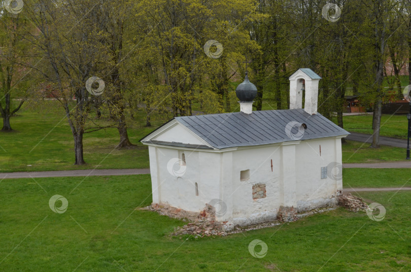 Скачать Великий Новгород, Россия - 05.11.2024: Александр Андрейский Стратилат — государственный деятель XV—XVII веков в Великом Новгороде, разделенный в юго-восточная часть новгородского Крыма. фотосток Ozero