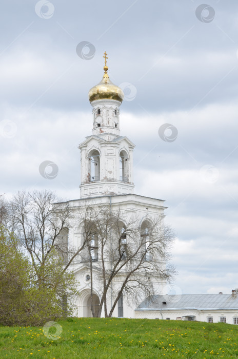 Скачать Великий Новгород, Россия - 05.12.2024: Коломна (Свято-Марьева) большого города в Великом Новгороде – столице XIX века (19 века) фотосток Ozero