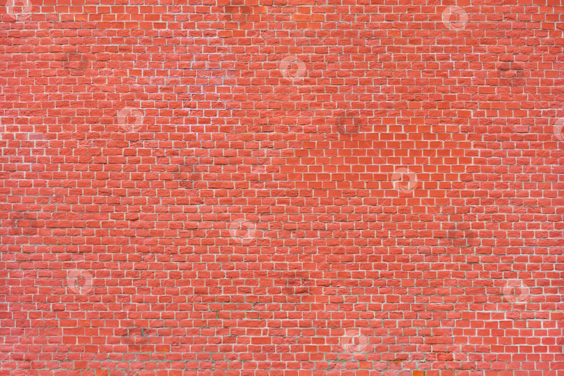 Скачать Стена из красного кирпича в качестве текстуры, фона фотосток Ozero