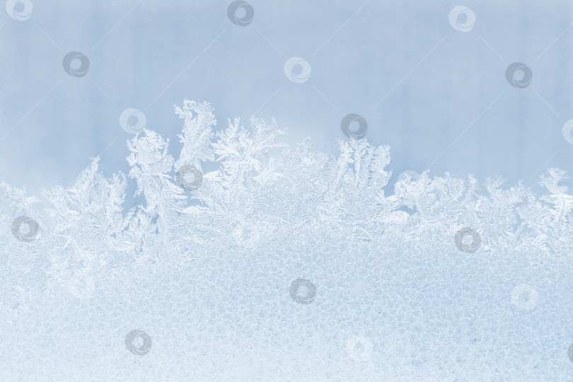 Скачать Легкий морозный узор на стекле (фон, текстура) фотосток Ozero