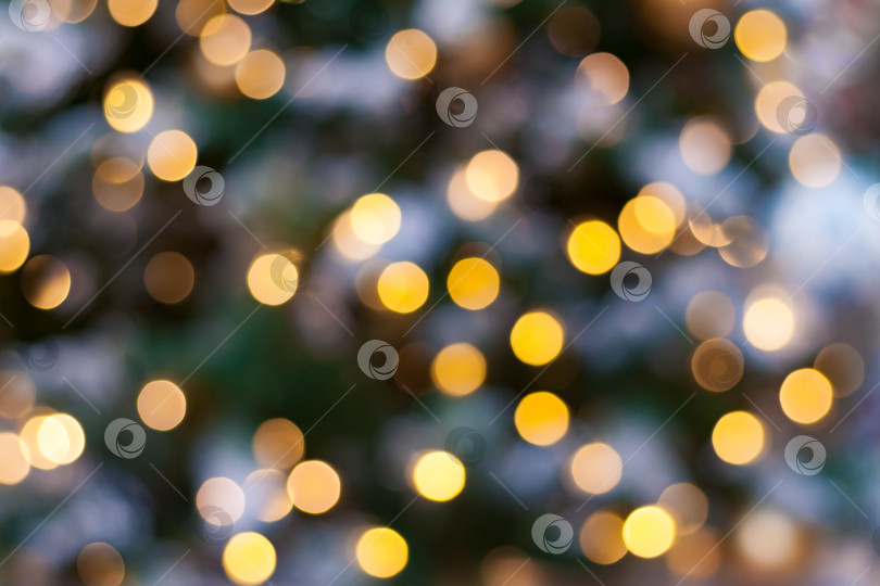 Скачать Абстрактный размытый праздничный свет в боке (фон) фотосток Ozero