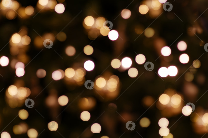 Скачать Абстрактный праздничный свет в боке (фон) фотосток Ozero