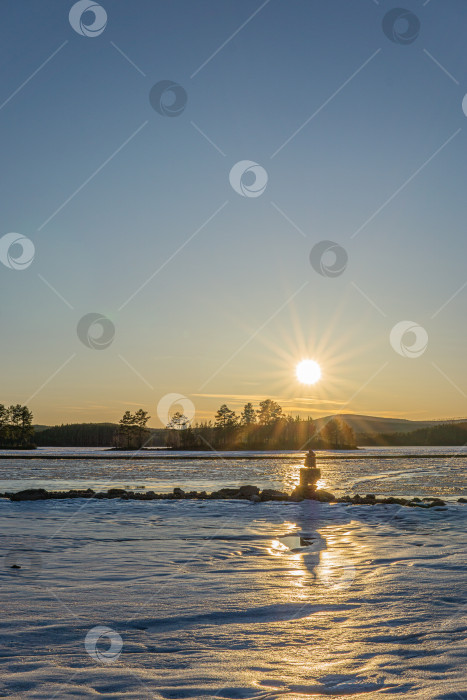 Скачать Волшебный закат фотосток Ozero