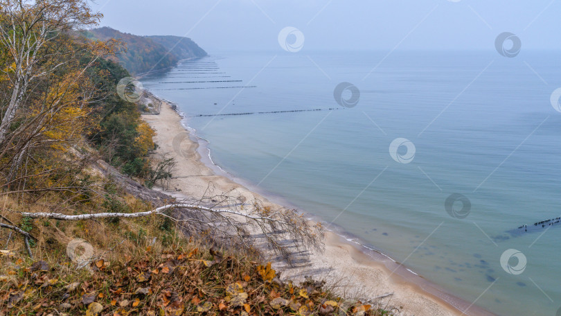 Скачать крутой морской берег, вид сверху фотосток Ozero