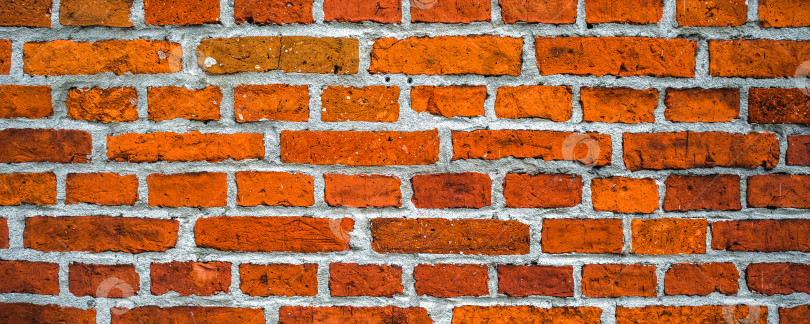 Скачать ярко-оранжевая текстура кирпичной стены фотосток Ozero