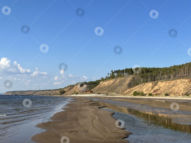 Скачать Пляж на Волге фотосток Ozero