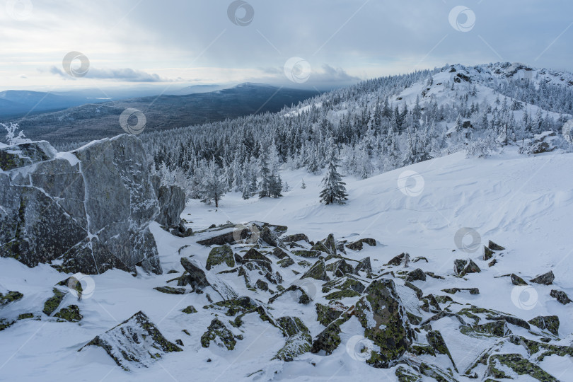 Скачать Зимние горы фотосток Ozero