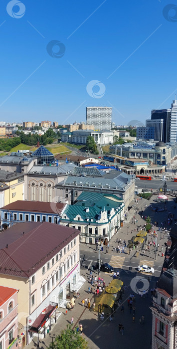 Скачать Казань,вид сверху. фотосток Ozero