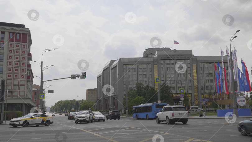 Скачать Москва - 19 марта 2020 г. Здание Счетной палаты России в Москве. фотосток Ozero