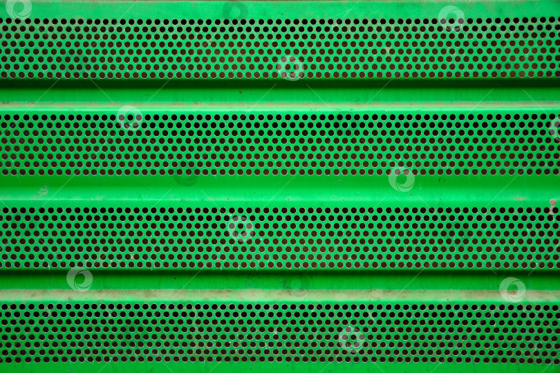 Скачать зеленый металлический фон решетки, железное покрытие фотосток Ozero