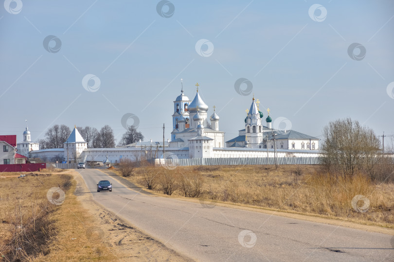 Скачать Москва, Россия - 28 марта 2020 года Никитский монастырь в Переславле-Залесском фотосток Ozero