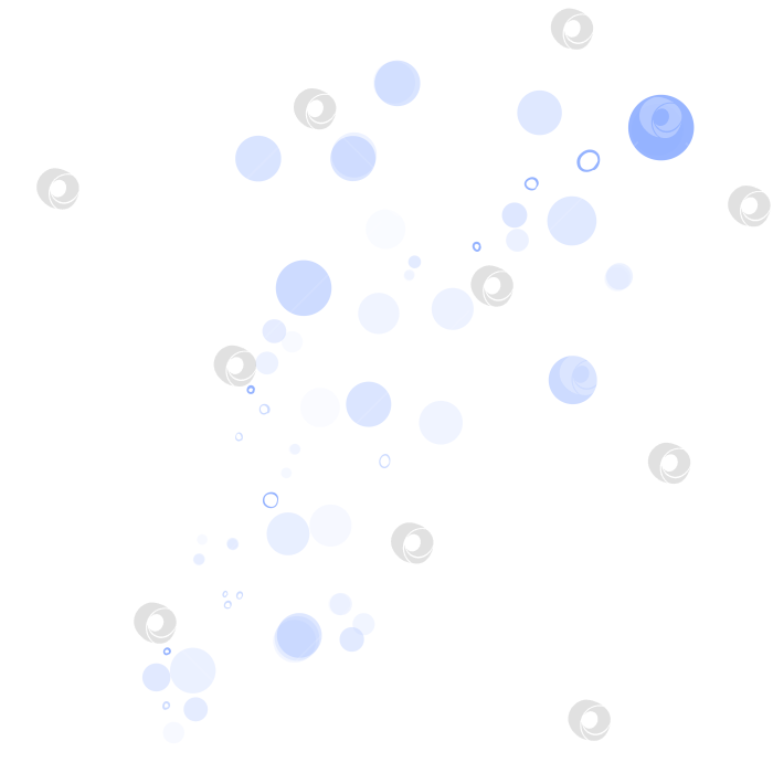 Скачать Пузырьки в воздухе или в воде иллюстрация, простой цифровой стиль фотосток Ozero