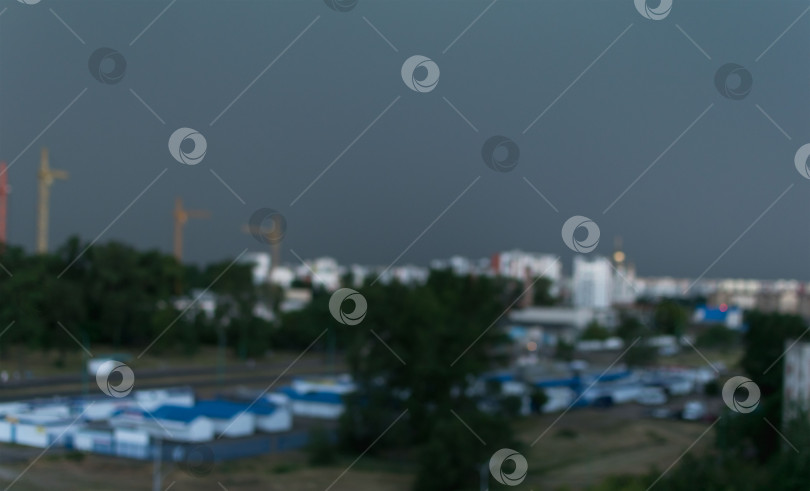 Скачать Размытое изображение городского пейзажа фотосток Ozero