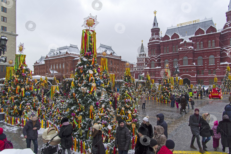 Скачать Масленичные гуляния в Москве. фотосток Ozero