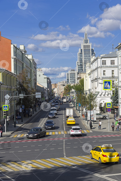 Скачать Улица Малая Дмитровка, Москва. фотосток Ozero