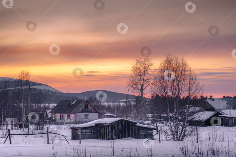 Скачать Деревенский вечер фотосток Ozero