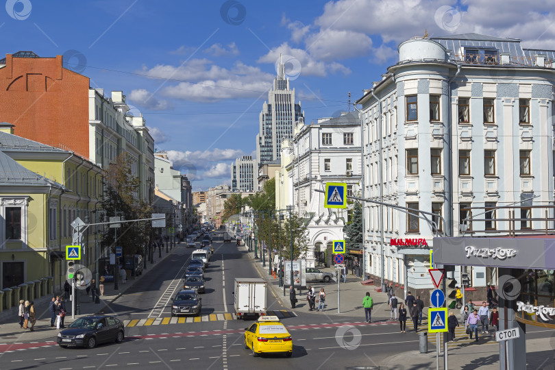 Скачать Улица Малая Дмитровка, Москва. фотосток Ozero