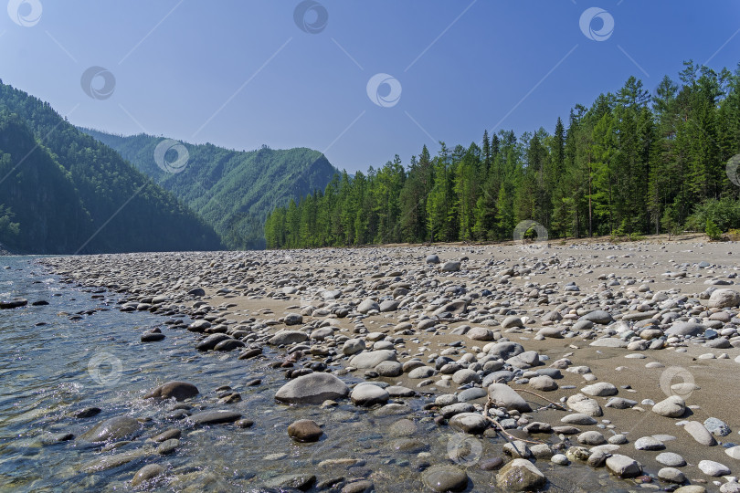 Скачать Горная река в Сибири. фотосток Ozero