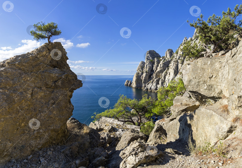 Скачать Прибрежные скалы, Крым. фотосток Ozero