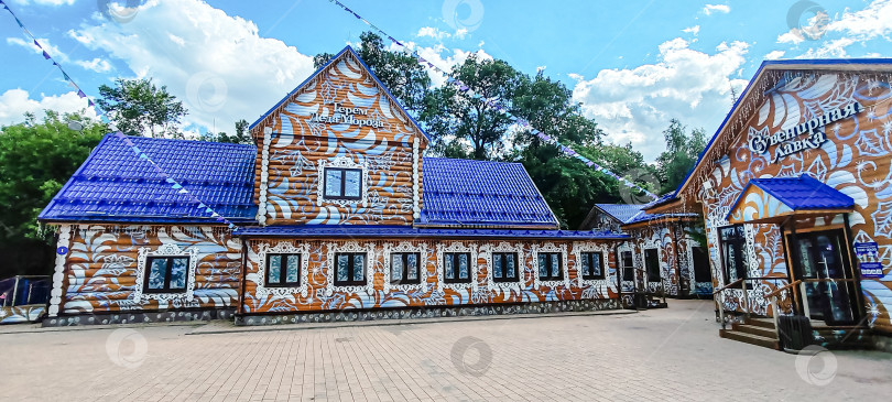 Скачать Терем Деда Мороза в Московской усадьбе Деда Мороза. фотосток Ozero