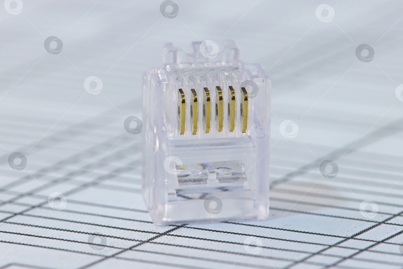 Скачать Разъем RJ45 фотосток Ozero