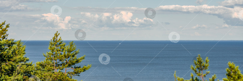 Скачать лазурные морские волны под голубым небом солнечным летним днем фотосток Ozero