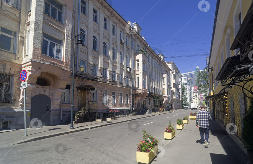 Скачать Старые дома на Арбате. Москва. фотосток Ozero