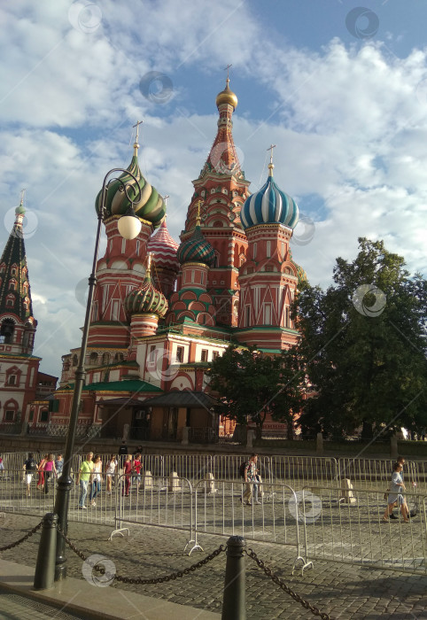 Скачать Собор Василия Блаженного в Москве, 13.07.2018 фотосток Ozero