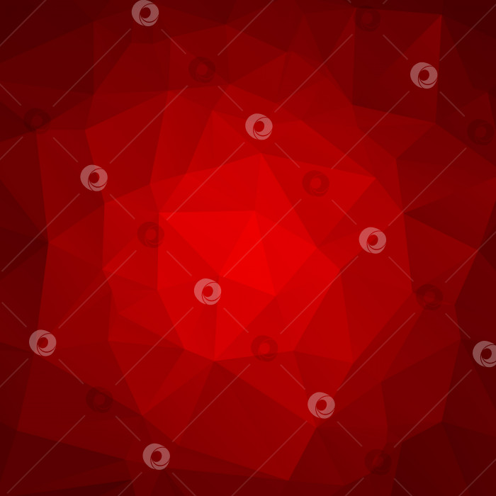 Скачать Красный фон из треугольников и многоугольников. фотосток Ozero