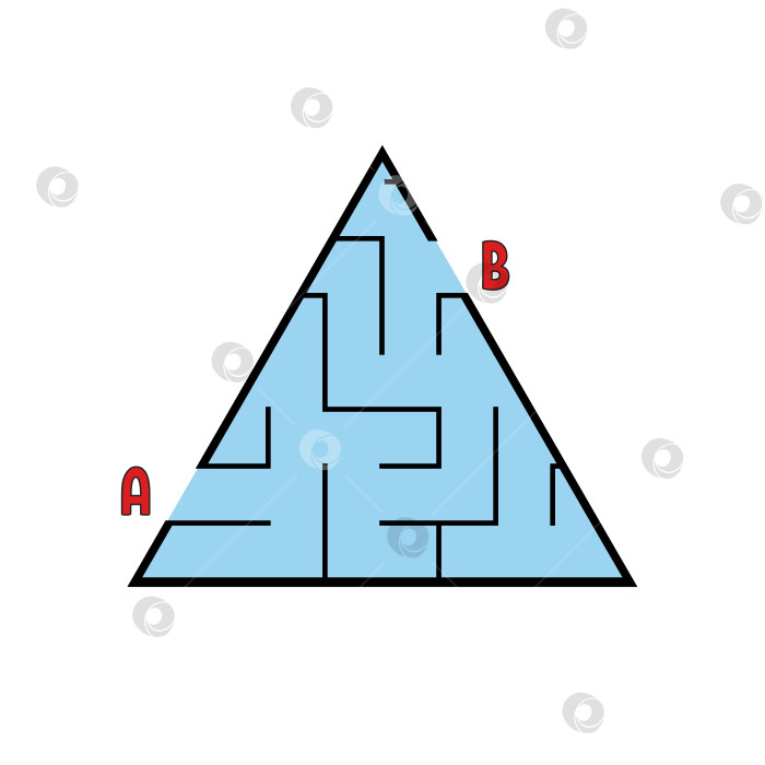 Скачать Лабиринт. Игра для детей. Забавный лабиринт. Развивающий лист для обучения. Страница с упражнениями. Головоломка для детей. Милый мультяшный стиль. Загадка для дошкольников. Логическая головоломка. Цветная векторная иллюстрация. фотосток Ozero