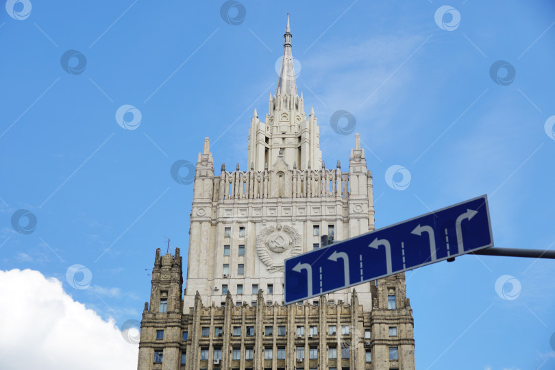 Скачать Здание МИД РФ на Смоленской площади.
10 июля 2024.
Москва, Россия. фотосток Ozero