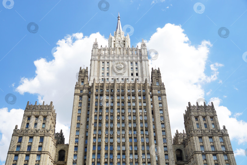 Скачать Здание МИД РФ на Смоленской площади.
10 июля 2024.
Москва, Россия. фотосток Ozero