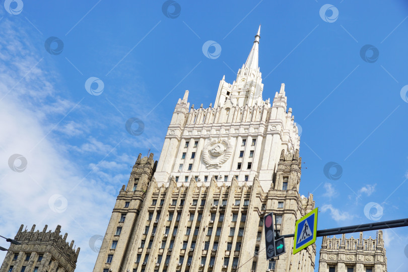 Скачать Здание МИД РФ на Смоленской площади.
10 июля 2024.
Москва, Россия. фотосток Ozero