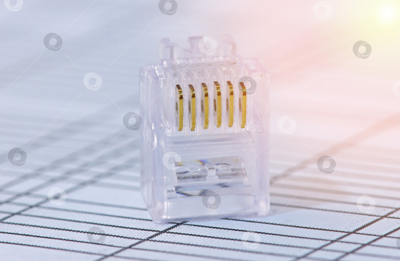 Скачать Разъемы Ethernet RJ45 фотосток Ozero