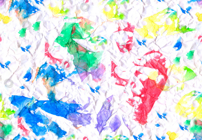 Скачать Абстрактный акварельный фон. красочные брызги на грубом белом фоне. Нарисованная от руки иллюстрация фотосток Ozero