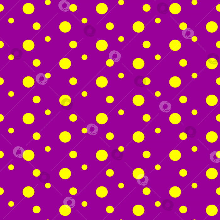Скачать Узор с жёлтыми точками  на фиолетовом фоне фотосток Ozero
