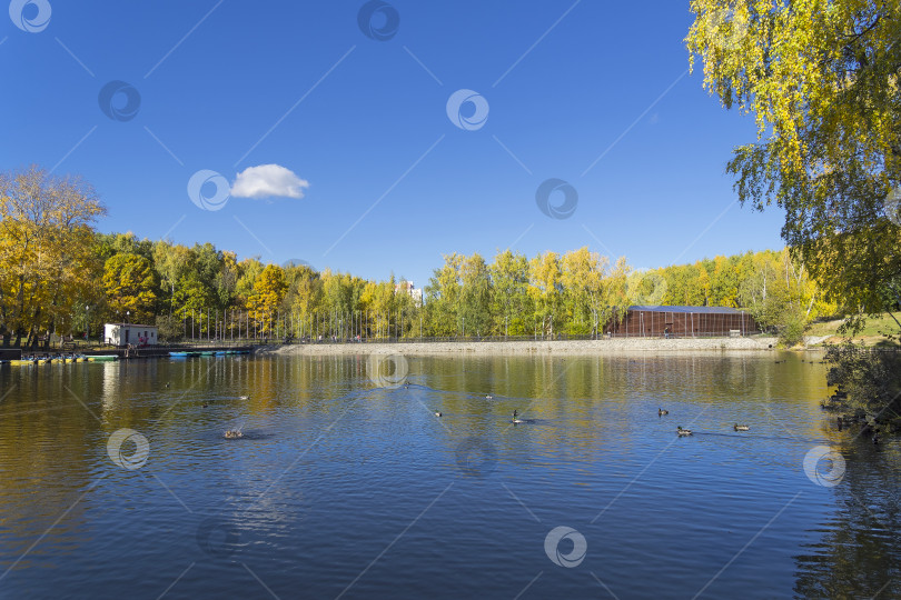 Скачать Прекрасный осенний пейзаж фотосток Ozero