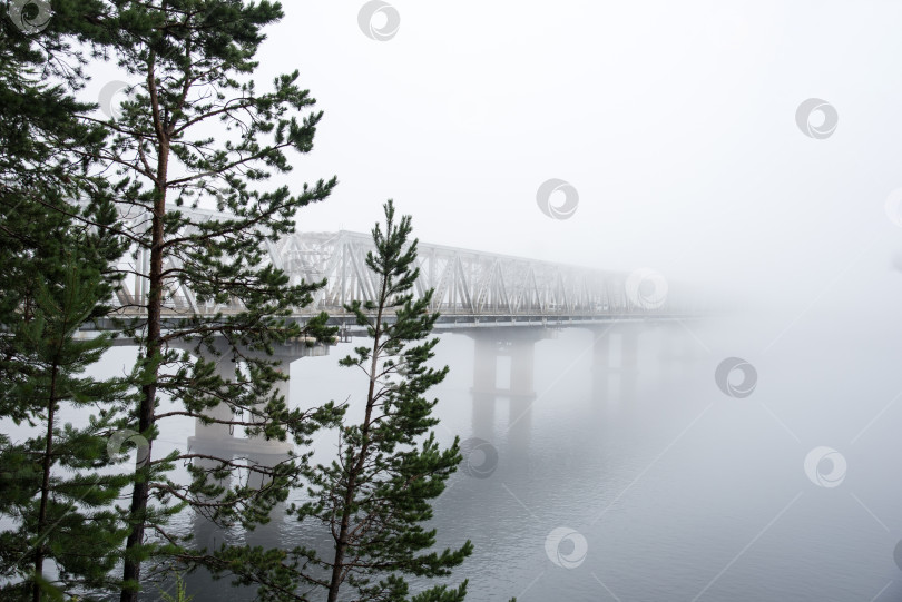 Скачать Туман над рекой. фотосток Ozero