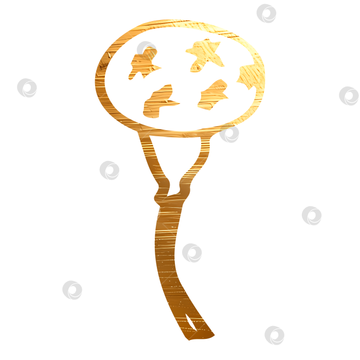 Скачать Золотой цветок на прозрачном фоне. фотосток Ozero