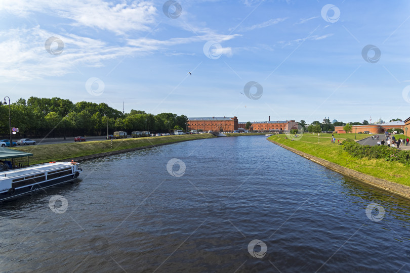 Скачать Кронверкский пролив, Санкт-Петербург, Россия. фотосток Ozero