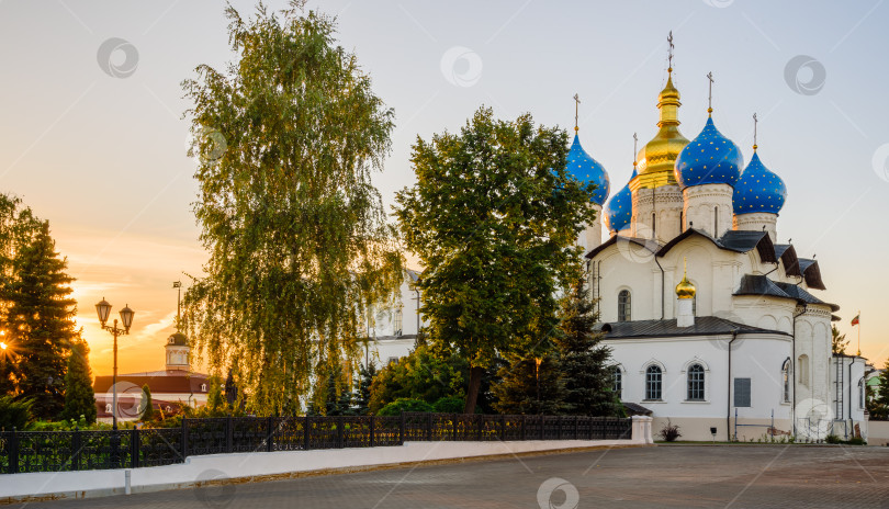 Скачать Благовещенский кафедральный собор в Казанском Кремле, Россия фотосток Ozero