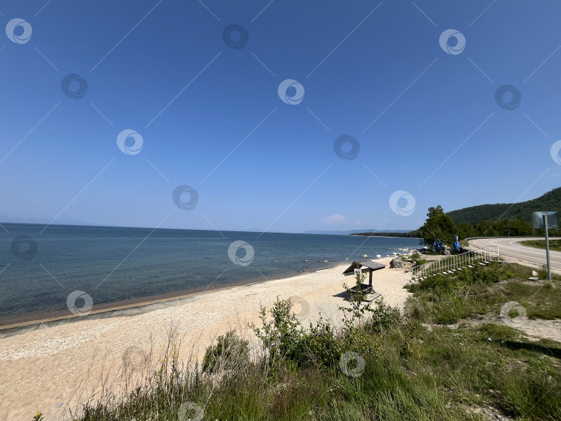 Скачать Берег Байкала, Баргузинский район фотосток Ozero