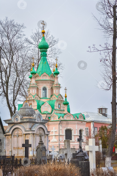 Скачать Москва, Россия - 01 марта 2020 года: Донской монастырь в Москве фотосток Ozero