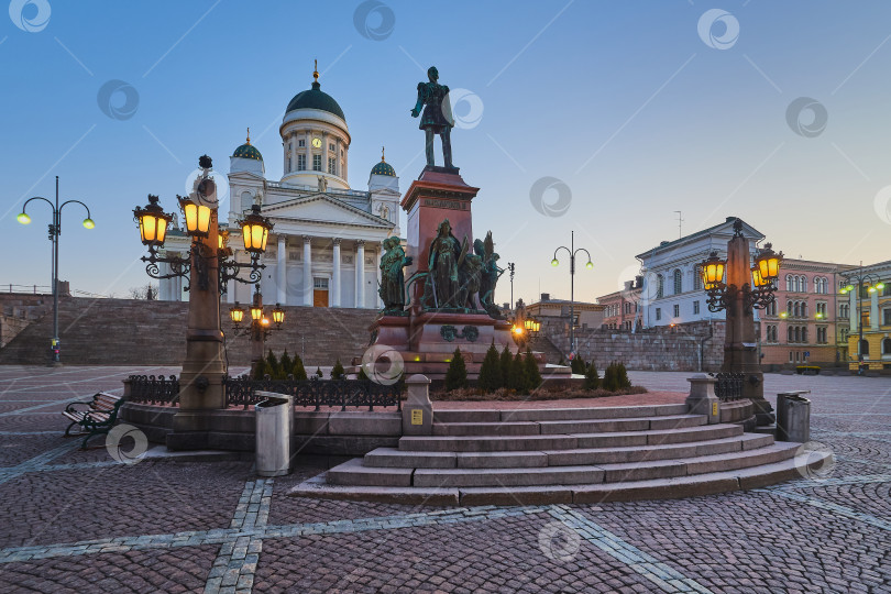 Скачать Сенатская площадь в Хельсинки. фотосток Ozero