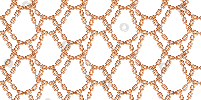 Скачать Сетчатая золотая цепочка с двойным переплетением акварельных нитей фотосток Ozero