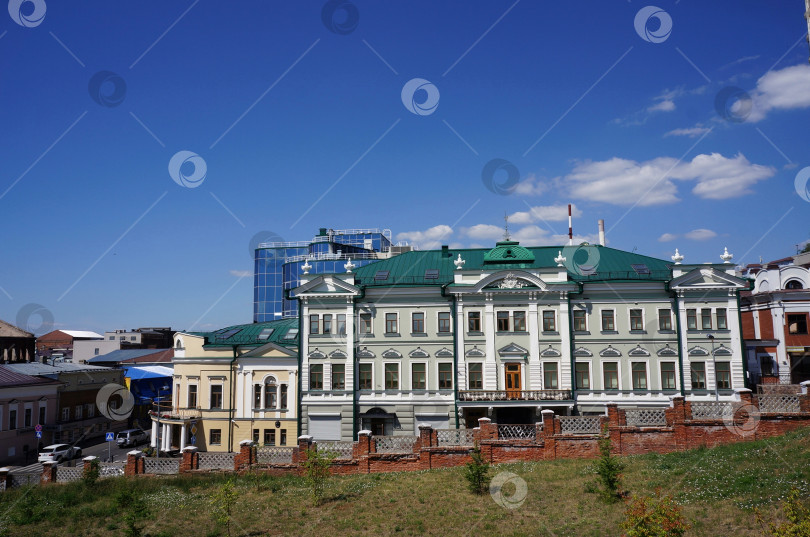 Скачать Казань, Татарстан, Россия – июль 2013: архитектура центра Казани фотосток Ozero