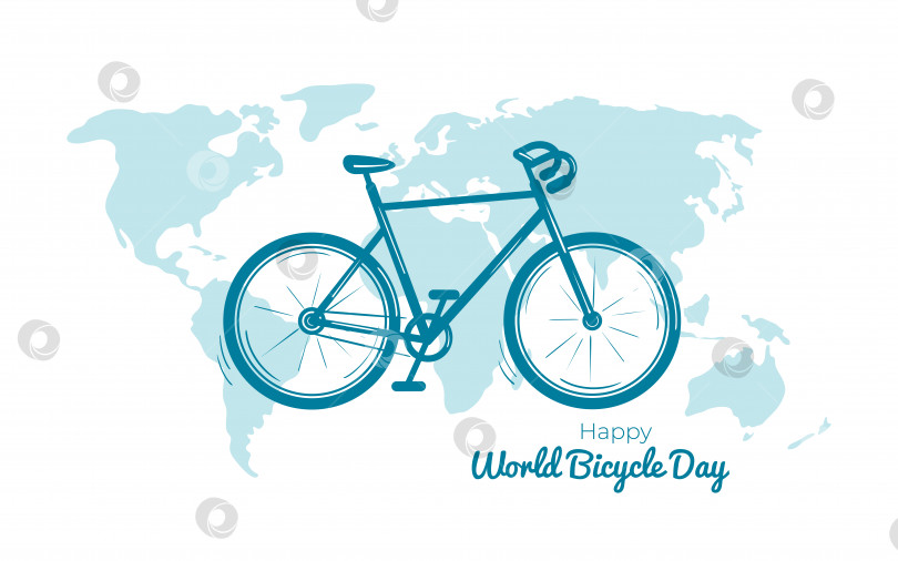 Скачать Всемирный день велосипеда фотосток Ozero