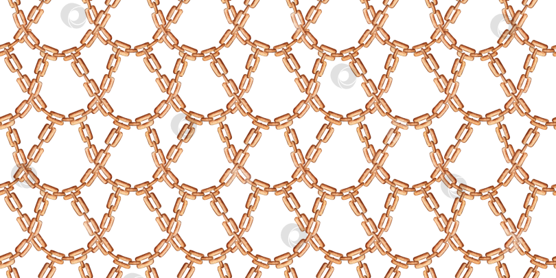 Скачать Золотая цепочка с тонким плетением акварелью фотосток Ozero